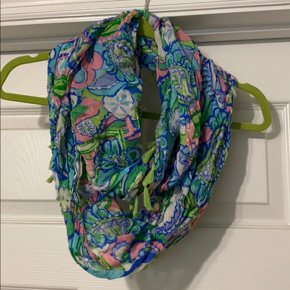 Lilly Pulitzer Infinity Scarf with Fringe